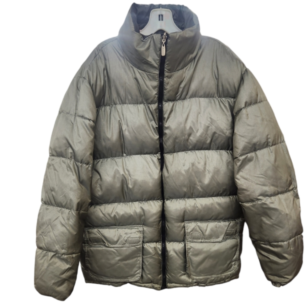 RARE Whispering Smith Reversible Puffer Down Coat Warm Heavy Size 3XL